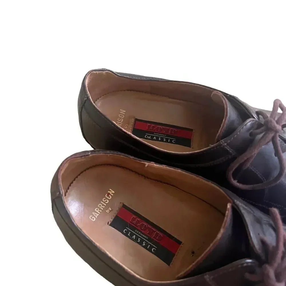 Lloyd Classics Germany Brown Leather Dress Shoes Mens 10